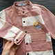 Детский Костюм (Рубашка + Джинсы) MSC Терракота, 86-92 - изображение 2