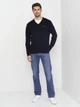 Пуловер GANT Extrafine Lambswool V-Neck 8010520 Marine 2XL - изображение 4