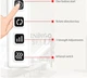 Массажер роликовый для шеи и спины Massage Shawl с инфракрасным прогревом универсальный черно-синий - зображення 3