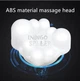 Массажер роликовый для шеи и спины Massage Shawl с инфракрасным прогревом универсальный черно-синий - зображення 12