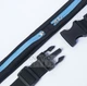 Сумка на пояс для бега Runbag пояс-сумка унисекс на 2 отделения эластичная синяя - изображение 4