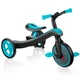 Трехколесный велосипед–беговел Globber Explorer Trike 2 в 1 Teal - изображение 1