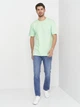 Футболка хлопковая длинная мужская Gildan Softstyle gi64000min 2XL Зеленая мята (5000000088588) - изображение 3