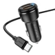 Зарядне автомобільне BOROFONE BZ17 Core QC3.0 (2USB 3A 18W) Type-C Чорний - изображение 1