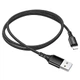 Кабель зарядки BOROFONE BX54 (2.4A) (1M) для Apple Lightning to USB для iOS пристроїв iPhone iPad iPod Швидка зарядка Чорний - изображение 1