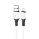 Кабель BOROFONE BX79 USB - Micro USB (2.4A) (1M) Білий - изображение 1