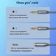 Аудио разветвитель/переходник/сплиттер mini jack 3.5 mm AUX 2 AM папа/AF мама для наушников и микрофона Essager серый (GS-61038) - изображение 5
