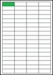 48×16,6мм Самоклеящаяся бумага А4, 68 Этикеток на листе, Упаковка 100 листов - изображение 2