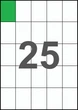 42×59,4мм Самоклеящаяся бумага А4, 25 Этикеток на листе, Упаковка 100 листов - изображение 1