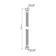 Шланг для води Thermo Alliance Standart 60 см NYLON 1/2"x1/2" ВВ TAS387W60 - зображення 2