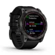 Смарт-часы Garmin Fenix 7X Sapphire Solar Carbon Gray DLC Titanium with Black Band (010-02541-10); 1.2" (240x240) MIP / 32 ГБ встроенной / Bluetooth / Wi-Fi, GPS, GLONASS, Galileo, NFC / до 14 дней / 10 ATM / 42 х 42 х 14.1 мм, 58 г / черный - изображение 3