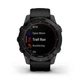 Смарт-годинник Garmin Fenix 7 Sapphire Solar Black DLC Titanium with Black Band (010-02540-34); 1.3" (260x260) MIP / 32 ГБ вбудованої / Bluetooth / Wi-Fi, GPS, GLONASS, Galileo, NFC / до 18 днів / 10 ATM / 47 х 47 х 14.5 мм, 79 г / чорний - зображення 2