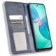 Чехол-книжка Deexe Retro Style для Infinix Hot 12 Play / 12 Play NFC (x6816 / x6816c) - Blue - изображение 4