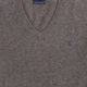 Пуловер GANT Extrafine Lambswool V-Neck 8010520-294 Hazenut Dark Melange 2XL - изображение 4