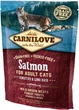 Сухой корм для взрослых кошек с чувствительным пищеварением Carnilove Salmon Sensitive & Long Hair 400 г (8595602512294) - изображение 1