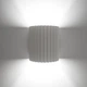 Світильник настінний гіпсовий, бра LUMINARIA YORK D2203 WH (Білий) - зображення 4
