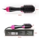 Фен стайлер расческа щетка для укладки волос 3 в 1 керамическая 1000 Вт One Step Hair Dryer and Styler 5250 New Чёрная - изображение 8