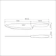 Ніж Chef Tramontina Plenus Light Grey 203 мм 23426/138 - зображення 3
