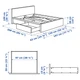 Ліжко з 2 ящиками IKEA MALM 120х200 см шпон біленого дуба (591.398.25) - изображение 8
