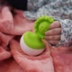 Прорезыватель-неваляшка Fat Brain Toys dimpl wobl зеленый (F2173ML) - изображение 3