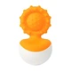Прорезыватель-неваляшка Fat Brain Toys dimpl wobl оранжевый (F2172ML) - изображение 1
