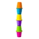 Тактильная игрушка Fat Brain Toys Suction Kupz Мягкие чашки 6 штук (FA183-1) - изображение 5