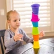 Тактильная игрушка Fat Brain Toys Suction Kupz Мягкие чашки 6 шт. (F183ML) - изображение 7