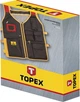 Жилет для інструментів TOPEX, монтажника, на блискавці, регулювання ширини, 7 карманів - зображення 3
