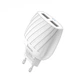 Зарядное устройство HOCO C78A Lightning 2USB 2.4A White (49533IM) - изображение 8