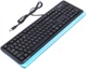 Клавіатура дротова A4Tech Fstyler FKS10 Blue - зображення 3