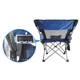 Кресло шезлонг раскладное Lesko SW233 Blue для отдыха и туризма - изображение 6