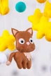 Детский мобиль на кроватку для младенцев WooolyWool «Котята» - изображение 4