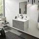 Смеситель для раковины HANSGROHE Finoris 230 черный матовый 76063670 с донным клапаном - изображение 2