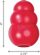 Zabawka dla psów KONG Refillable Classic Chew Dog Toy - L (KONGT1E) - obraz 3