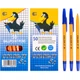Ручка шариковая Color corvina синяя паста 1мм арт.CR51 - изображение 3