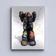 Картина Холстович KAWS №1 30x40 см. Картина для офиса, гостиной, спальни, интерьера - изображение 5