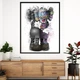Картина Холстович KAWS №3 75x100 см. Картина для офиса, гостиной, спальни, интерьера - изображение 2