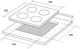 Варочная поверхность газовая BORGIO 6192-17 (Ivory Glass) FFD - изображение 5