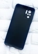 Силиконовый чехол на Xiaomi Redmi Note 10 / Note 10s дизайн Зебра принт 91 Чёрный - изображение 3