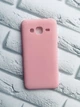 Силіконовий матовий чохол для Samsung Galaxy J3 2016 J310 SM-J320H Рожевий - зображення 1