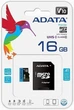 Карта памяти ADATA microSDHC class 10 UHS-1 SD adapter 16Gb - изображение 1