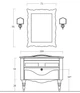 Комплект меблів для ванної LEGNOBAGNO DECO D0+пенал! - зображення 7