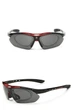 Очки велосипедные Robesbon 0089 спортивные велоочки Black-Red - изображение 2