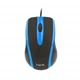 Дротова миша HAVIT HV-MS753 USB Black/Blue (1000 DPI, 3 кл) - зображення 1