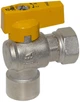 Кран газовый BIANCHI угловой 1/2"х1/2" (527004040G) - изображение 2