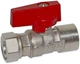 Кран BIANCHI прямой 1/2"х1/2" с накидной гайкой (528004040F) - изображение 1
