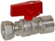 Кран BIANCHI прямой 1/2"х1/2" с накидной гайкой (528004040F) - изображение 3