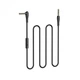 Аудио Кабель AUX Hoco - UPA15 с микрофоном (1м, Aux 3.5mm - Aux 3.5mm, Г-образный штекер) - Черный - изображение 2