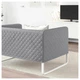 Диван IKEA KNOPPARP 2-местный серый 104.246.21 - изображение 2