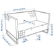 Диван IKEA KNOPPARP 2-местный серый 104.246.21 - изображение 3